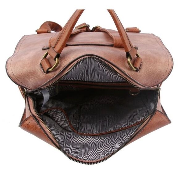 Vintage Colorblock Backpack   main image 7